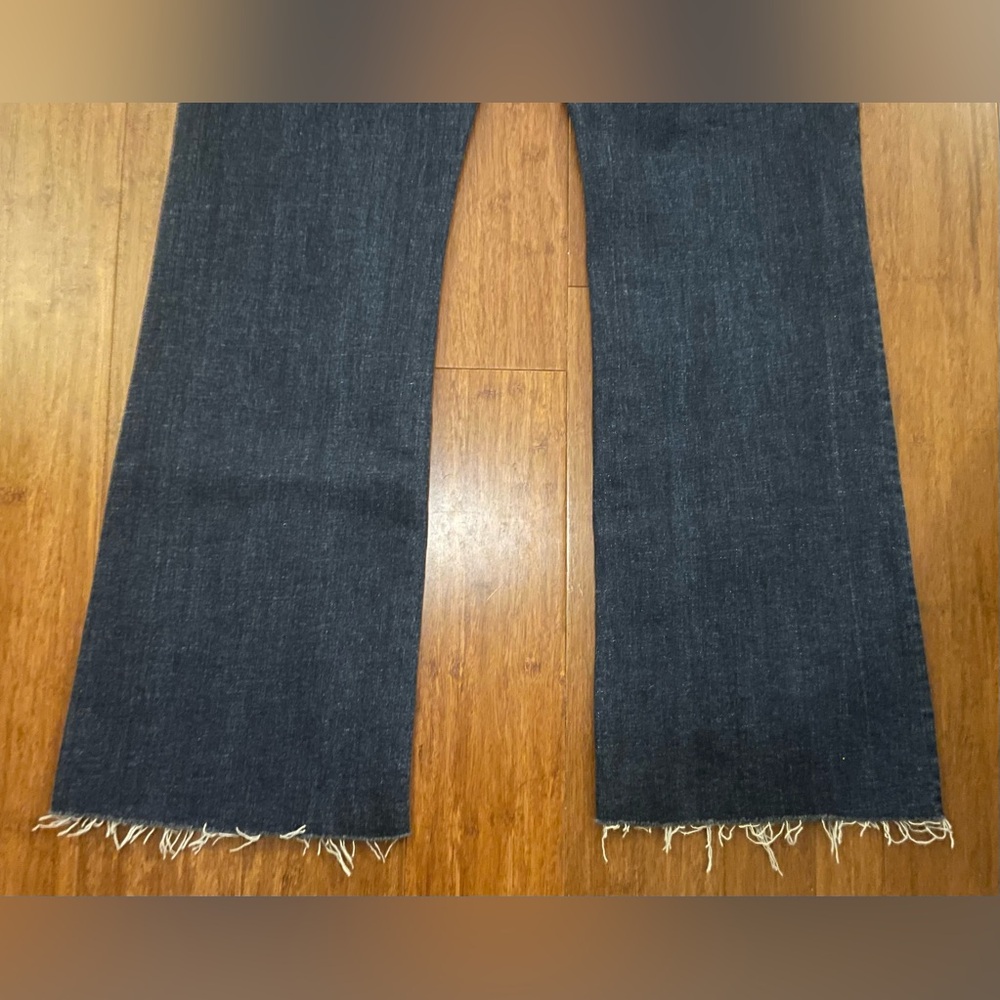 Mother Jeans Bootcut Ankle 26 Hustler Ankle Fray Lust for Life Luxury - Picture 15 of 16